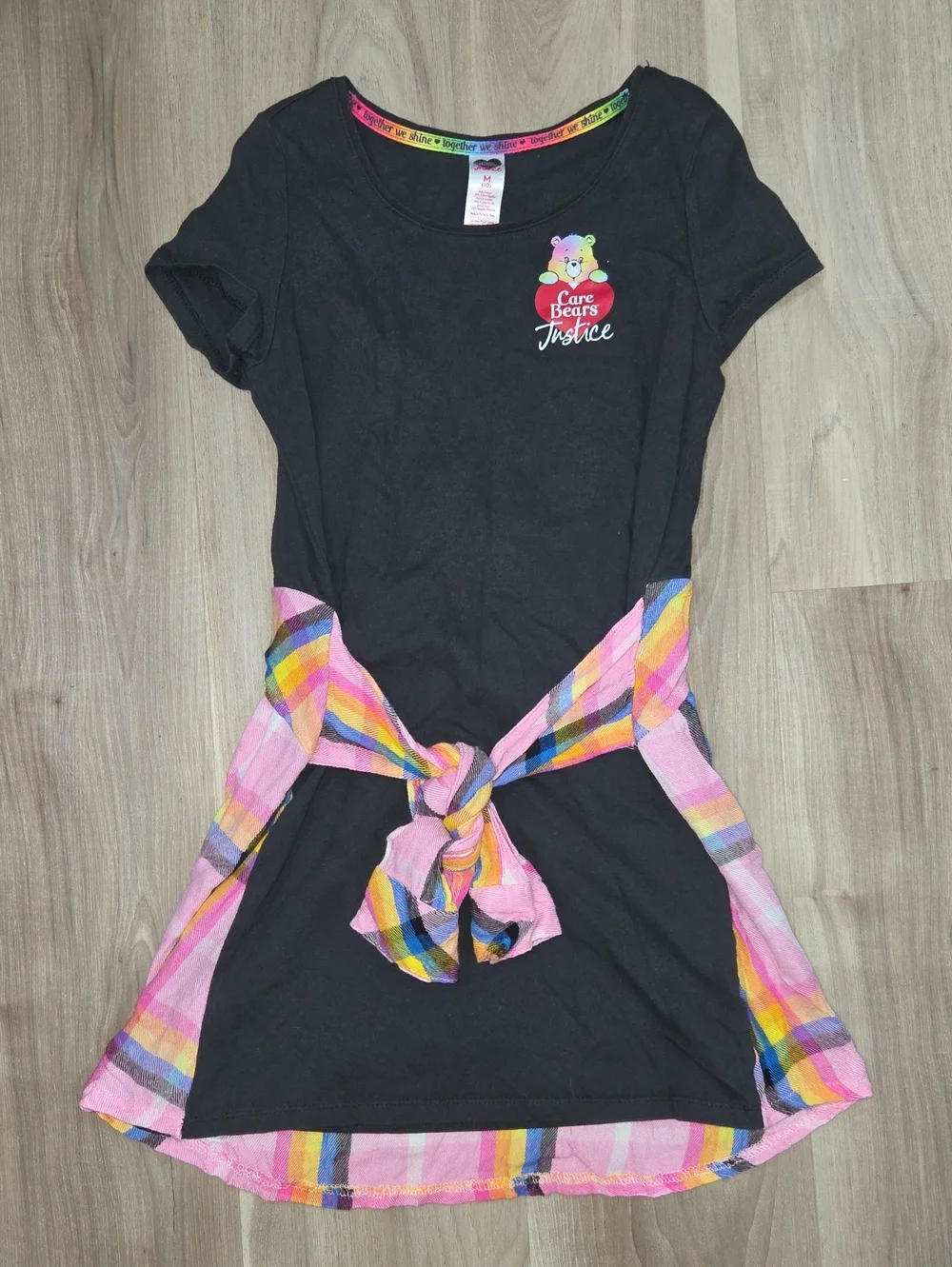 •Justice• Little Girls Care Bears T-shirt Dress